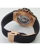 Hublot Big Bang Ceramic Bezel Rose Gold ETA 7750 Valjoux Movement Automatic Watch