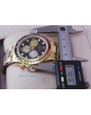 Rolex Cosmograph Daytona Rainbow Jewels Swiss ETA 7750 Valjoux Movement Watch