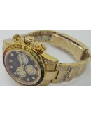 Rolex Cosmograph Daytona Rainbow Jewels Swiss ETA 7750 Valjoux Movement Watch