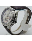 Tag Heuer Grand Carrera Calibre 36 Leather Strap White Swiss ETA 7750 Valjoux Movement Automatic Watch