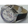 Tag Heuer Grand Carrera Calibre 36 Leather Strap White Swiss ETA 7750 Valjoux Movement Automatic Watch
