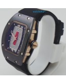 Richard Mille Limited Edition Black Ladies SWISS ETA 7750 Valjoux Movement Watch