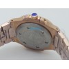 Patek Philippe Nautilus Smoke Grey Diamond Bezel Rose Gold Ladies Watch