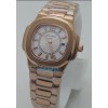 Patek Philippe Nautilus White Rose Gold Ladies Watch