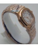 Patek Philippe Nautilus White Rose Gold Ladies Watch