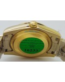 Rolex DAY-DTAE Silver Diamond Dail Swiss Automatic Watch