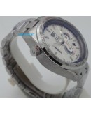 Tag Heuer Grand Carrera Calibre 36 Mens White Steel Watch