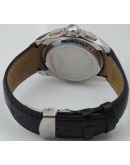 Tissot Couturier Chronograph Black Leather Strap Watch