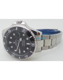  Rolex Submariner Black Dial Steel Bracelet Mens Watch