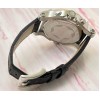 Mont Blanc White Chronograph Leather Strap Watch A