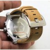 Mont Blanc Chronograph Steel Brown Strap Watch
