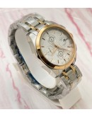 Tissot Couturier White Dual Tone Steel Bracelet Watch