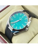 OMEGA SEAMASTER AQUA TERRA GREEN SWISS AUTOMATIC WATCH