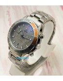Omega Seamaster Planet Ocean Master Chronometer Chronograph Grey Watches