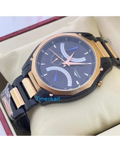 Longines Classic Day Date Dual Tone Watch