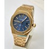 Audemars Piguet Royal Oak Rose Gold BLUE Swiss  Automatic Watch