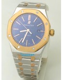 Audemars Piguet Royal Oak Dual Tone Blue Swiss Automatic Watch