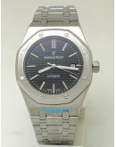 Audemars Piguet Royal Oak Steel Black Swiss Automatic Watch