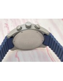 Porsche Design Flyback Blue Rubber Strap Watch