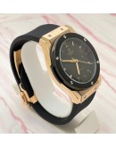 Hublot Vendom Classic Rose Gold Black Rubber Strap Swiss Automatic Watch