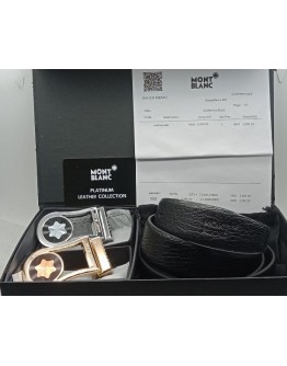 Mont Blanc Double Buckle Belt - 3