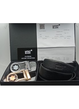 Mont Blanc Double Buckle Belt - 3